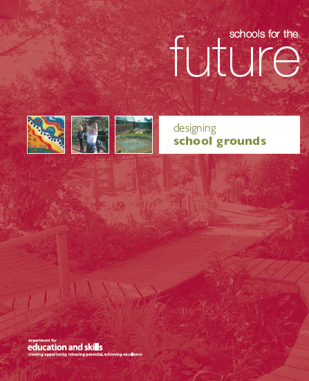 Book cover image: Designing School Grounds